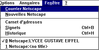Menu Fichier